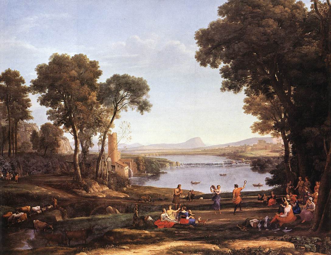 Landscape with Dancing Figures dfgdf